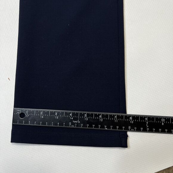 Betabrand Classic Dress Pant Yoga Pants Straight Blue Size Med Stretch Knit - Picture 10 of 12